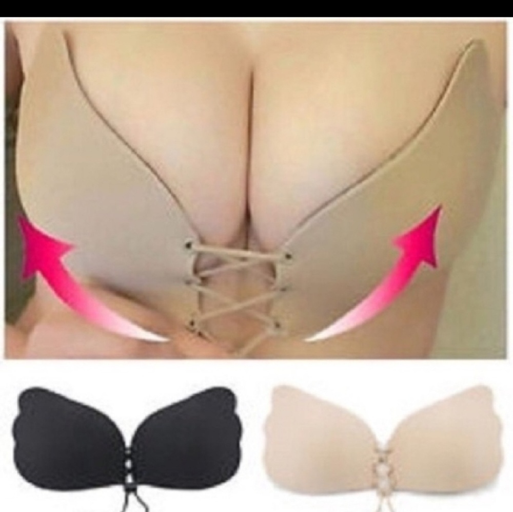 Push up silicone bra seamless invisible strapless